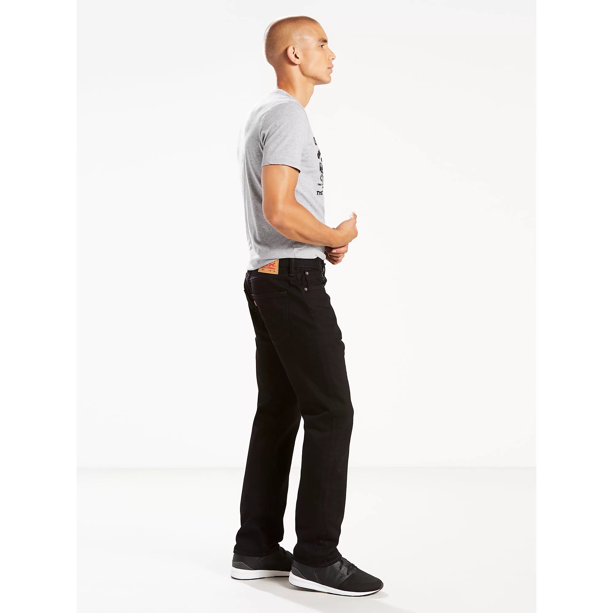 Levi's Men's 501 Fit Jeans Jet Black