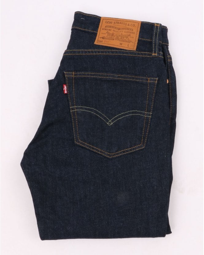 Levi's dark wash best sale